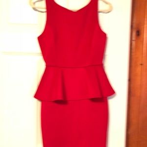 Gorgeous Red dress with sexy V shape in the back